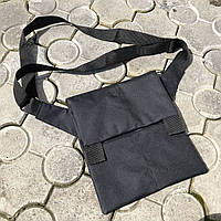 Сумка кобура через плечо, Сумка планшетка мужская, Сумка тактическая наплечная, Мужская сумка FD-426 черная
