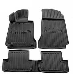 Килимки в салон 3D Mercedes-Benz W204 C (2007-2015) з бортом ТЕП/5шт