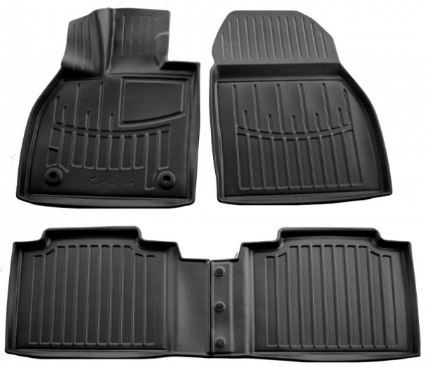 Килимки в салон 3D Toyota bZ4X (EA10) (2023-) з бортом