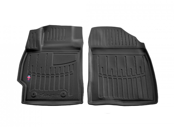 Коврики в салон 3D Toyota Corolla (E140) (2006-2012)/Auris (E150) (2007-2012) з бортом 2шт, фото 1