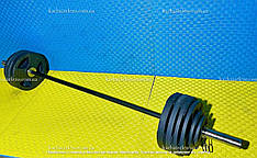 Штанга олімпійська набірна на 175 кг 220 см Гантелі, гирі, штанги та диски металеві
