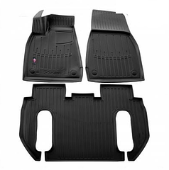 Килимки в салон 3D Tesla Model X (2016-) (6 мест) з бортом ТЕП/ шт