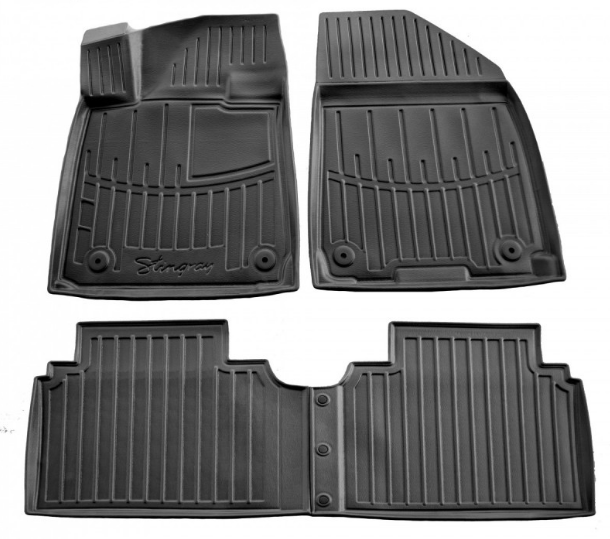 Килимки в салон 3D Hyundai Ioniq 6 (CE) (2022-) з бортом