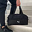 Невелика спортивна чорна сумка Puma. Сумка для тренувань, фітнес сумка, фото 5