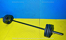 Штанга олімпійська набірна на 150 кг 220 см Гантелі, гирі, штанги та диски металеві