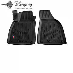 Коврики в салон 3D Audi A4 (B6) (2000-2004)/Audi A4 (B7) (2004-2008) з бортом 2шт