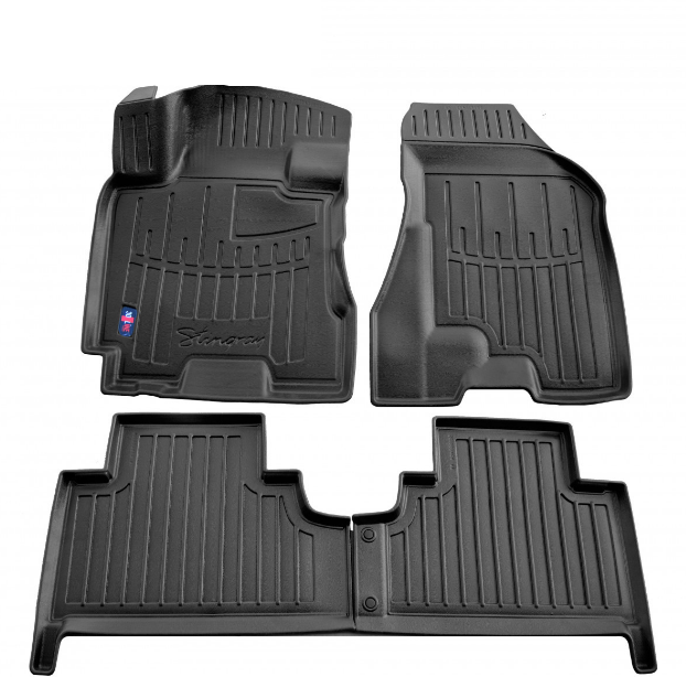 Килимки в салон 3D Hyundai Tucson (JM) (2004-2012) з бортом