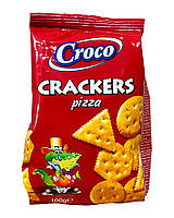 Крекер со вкусом пиццы Croco Crackers Pizza, 100 г (5941194000252)