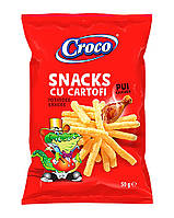 Снеки с картофелем со вкусом курицы Croco Snacks Cu Cartofi Pui Chiken, 50 г (5941194005189)