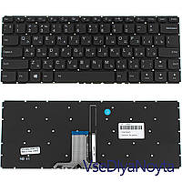 Клавиатура для ноутбука LENOVO (IdeaPad Flex 4-1470, 4-1480), rus, black, без фрейма, подсветка клавиш