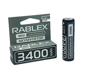 Акумулятор Rablex 3400 mAh 18650 Li-ion 3.7V