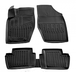 Килимки в салон 3D Peugeot 307 (2001-2008)/Citroen C4 (L) (2004-2010) з бортом