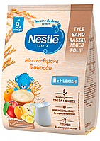 Молочно-рисова каша Nestle 5 плодів для дітей з 9 місяців, 230 г