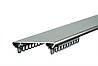Карниз алюмінієвий стельовий посилений дворядний широкий, Техно 15.2 Сталевий Сірий, Преміум, фото 2