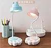 Настільна лампа USB, 20 LED, Котяча лапа, DIGAD 1925 / Акумуляторна світлодіодна лампа на стіл, фото 2