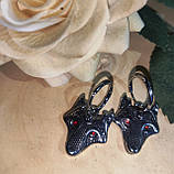 Серьги с волком  от студии LadyStyle.Biz, фото 7