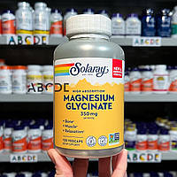 Solaray Magnesium Glycinate, Магний глицинат с повышенной усвояемостью, 350 мг, 120 капсул