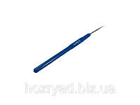 Крючек вязальный односторонний с пластмассовой ручкой 2,5 мм