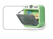 Дитяча іграшкова посудомийка (муляж посуду, спец. пляшечка, звук, світло, в коробці) LD 886 А, фото 3