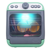 Дитяча іграшкова посудомийка (муляж посуду, спец. пляшечка, звук, світло, в коробці) LD 886 А, фото 4