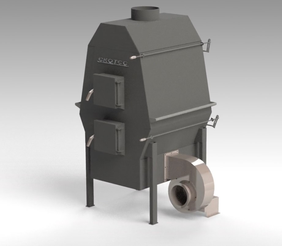 Булер'ян "Екотес - 07 ТУРБО ПРОМ" (75 квт, на 1500 м³) з турбіною, фото 1