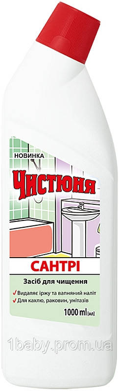 Засіб для догляду за унітазами Чистюня Сантрі 1 л (4820168431630)