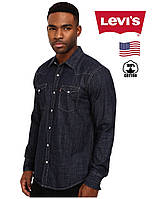 Мужская джинсовая рубашка Levi's® 85745-0002 Western shirt /100% хлопок /Оригинал из США L