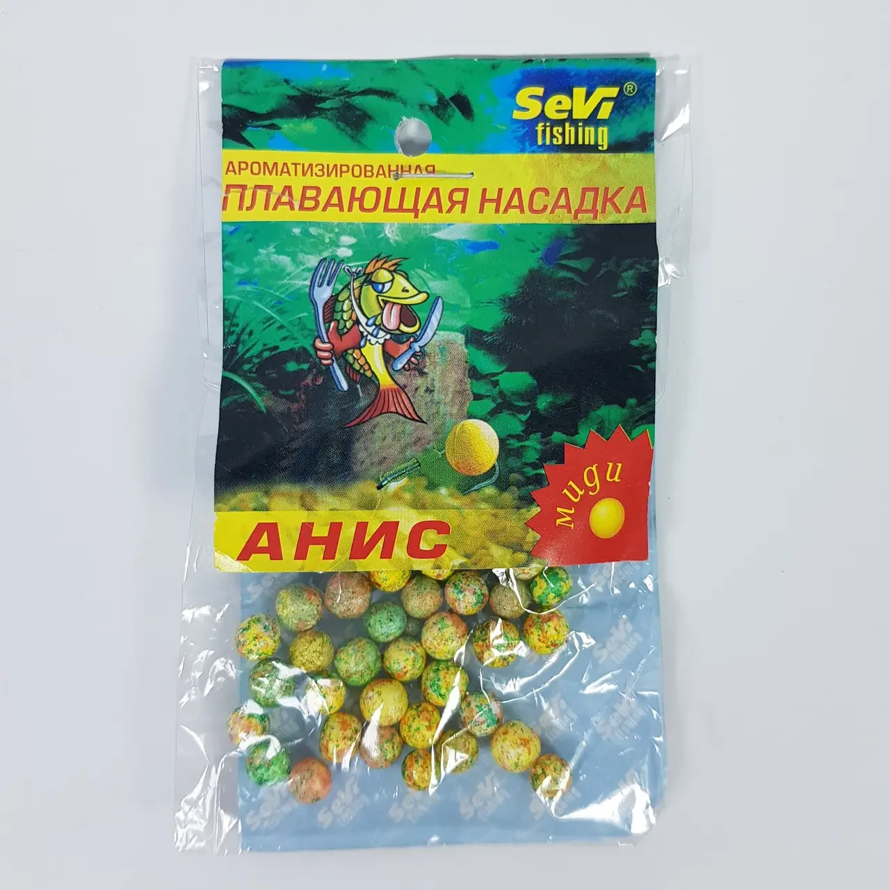 Пінопласт для риболовлі Sevi (аніс міді) плаваюча насадка на коропа карася, фото 1