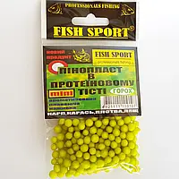 Пенопласт в тесте Fish Sport (горох mini) пенопласт для рыбалки