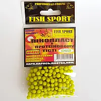 Пенопласт в тесте Fish Sport (конопля mini) пенопласт для рыбалки