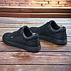 Чоловічі шкіряні кеди (натуральна шкіра) демісезонні чорні, чоловіче взуття весна осінь, розмір 40 41 42 43 44 45, фото 6