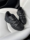 Чоловічі кросівки Salomon XT-Quest Advanced ADV Black, чорні шкіряні кросівки саломон хт квест, фото 5