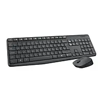 Комплект клавиатура и мышь Logitech MK235 Black Wireless UA (920-007931)