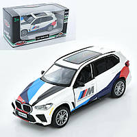 Машина игрушечная Джип АвтоМир, 1:43, BMW X5M, инерционная, 11,5см, AS-3044