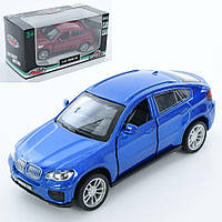 Машина игрушечная Джип АвтоМир, 1:43, BMW X6, инерционная, 11см, AS-3030