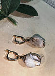 Сережки з натуральними океанічними мушлями, фото 7