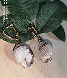 Сережки з натуральними океанічними мушлями, фото 10