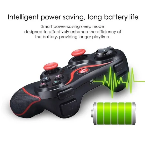 Беспроводной Bluetooth джойстик для смартфона iOS Android UKC Gen Game V8 Black/Red - фото 8 - id-p2080787876