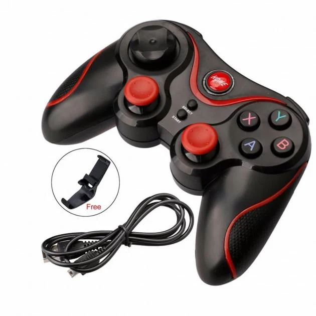 Беспроводной Bluetooth джойстик для смартфона iOS Android UKC Gen Game V8 Black/Red - фото 3 - id-p2080787876