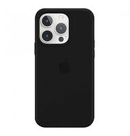 Silicone Case for iPhone 15 Pro Black/Чорний