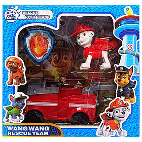 Набір героїв "Щенячий патруль" Маршал Bambi 4085-04 фігурки з аксесуарами, Toyman