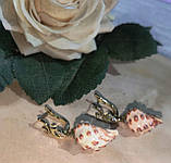 Сережки з натуральними океанічними мушлями, фото 6