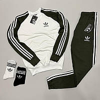 Свитшот штани adidas новий хакі