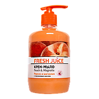 Жидкое крем-мыло Fresh Juice Peach & Magnolia с персиковым маслом 460мл дозатор