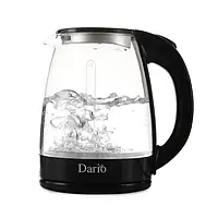 Чайник электрический, стекло DARIO DR1802_black ,top