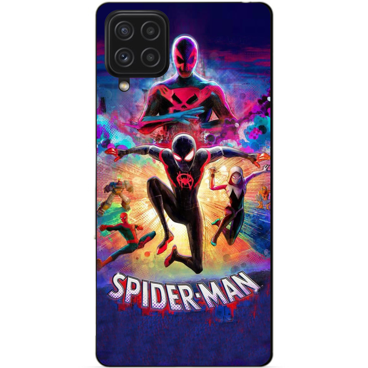 Силіконовий чохол бампер для Samsung A12 Spider man Людина-павук