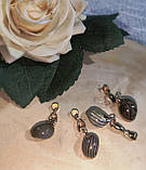 Кулон підвіска з натуральною плямистою океанічною раковиною, фото 4