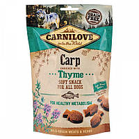 Carnilove Semi Moist Carp with Thyme беззерновое лакомство для собак всех пород 0.2 кг