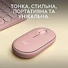 Мишка Logitech Pebble Mouse 2 M350s Tonal Rose (910-007014), фото 3