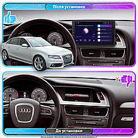 Штатна магнітола Lesko для Audi S4 IV (B8) 2008-2011 екран 10" 1/16Gb Wi-Fi GPS Base-1шт, фото 3